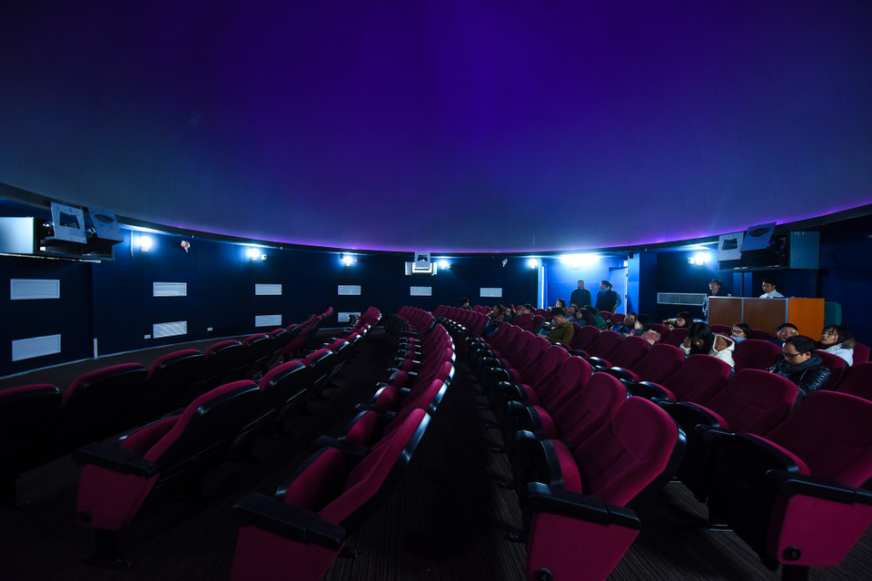 Đây là đài thiên văn lớn nhất miền Bắc, được trang bị một kính thiên văn quang học do Công ty Marcon, một công ty nổi tiếng của Ý thiết kế và chế tạo. (Ảnh: Minh Sơn/Vietnam+)