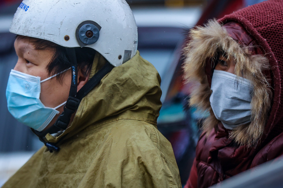 Từ nay đến ngày 22/2, Bắc Bộ và Thanh Hóa trời rét hại với nền nhiệt độ thấp nhất phổ biến 8-11 độ C, vùng núi 3-6 độ C, vùng núi cao có nơi xấp xỉ 0 độ C và khả năng cao xảy ra băng giá, mưa tuyết. (Ảnh: Minh Sơn/Vietnam+)