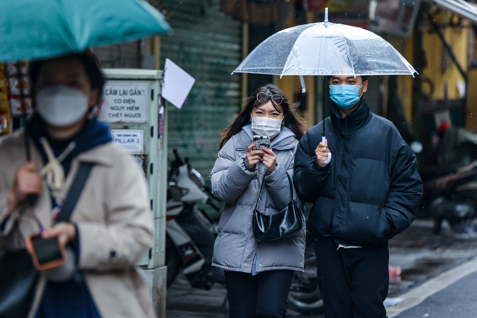 Đây là đợt không khí lạnh có cường độ mạnh nhất kể từ đầu mùa và gây ra rét trên diện rộng. (Ảnh: Minh Sơn/Vietnam+)