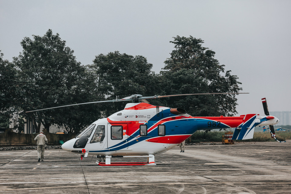 Sáng 16/11, lần đầu tiên trong lịch sử, buổi bay trình diễn của hai trực thăng Ansat và Mi-171A2 sẽ được Russian Helicopters (thuộc Tập đoàn Rostec) tổ chức tại sân bay Gia Lâm (Hà Nội). (Ảnh: Minh Sơn/Vietnam+)