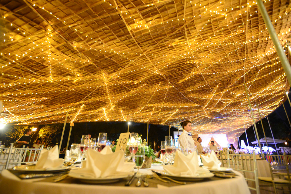 Phần mái được bồi 11 lớp để chống thấm cho công trình. (Ảnh: PV/Vietnam+)