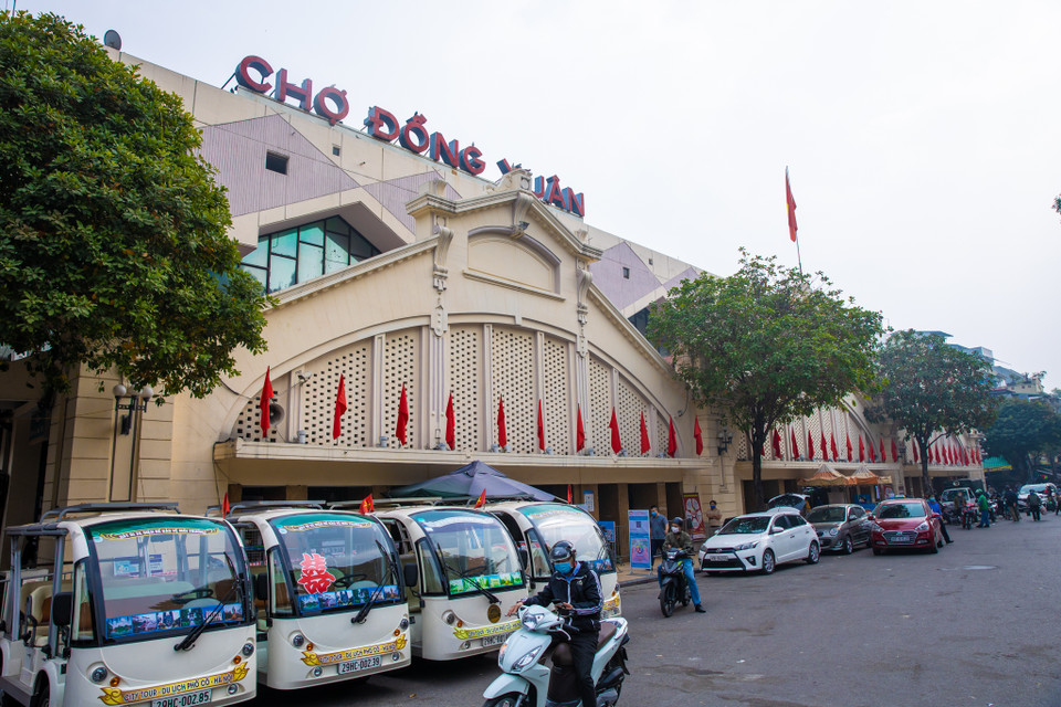 Khu vực chợ Đồng Xuân ngày nay. (Ảnh: Minh Sơn/Vietnam+)