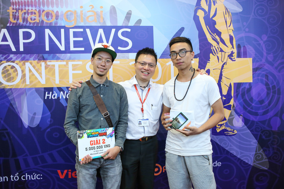 Thí sinh Nguyễn Hoàng Long đạt giải Nhì (Ảnh: Minh Sơn/Vietnam+)