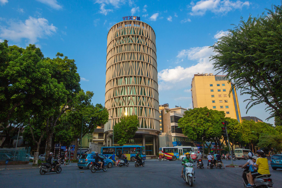 Trước đó vào ngày 17/6/2015, Thông tấn xã Việt Nam đã khởi công xây dựng Trung tâm Truyền hình Thông tấn. (Ảnh: Minh Sơn/Vietnam+)