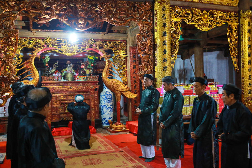 Người làng An Định (Nghĩa Lộ, Yên Nghĩa, quận Hà Đông, Hà Nội) có một phong tục được truyền từ đời này sang đời khác đó là tục xin lửa. (Ảnh: Minh Sơn/Vietnam+)