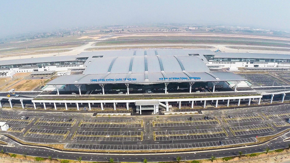 Nhà ga hiện đại nhất Việt Nam nhìn từ trên cao. (Ảnh: Minh Sơn–Hoàng Long/Vietnam+)