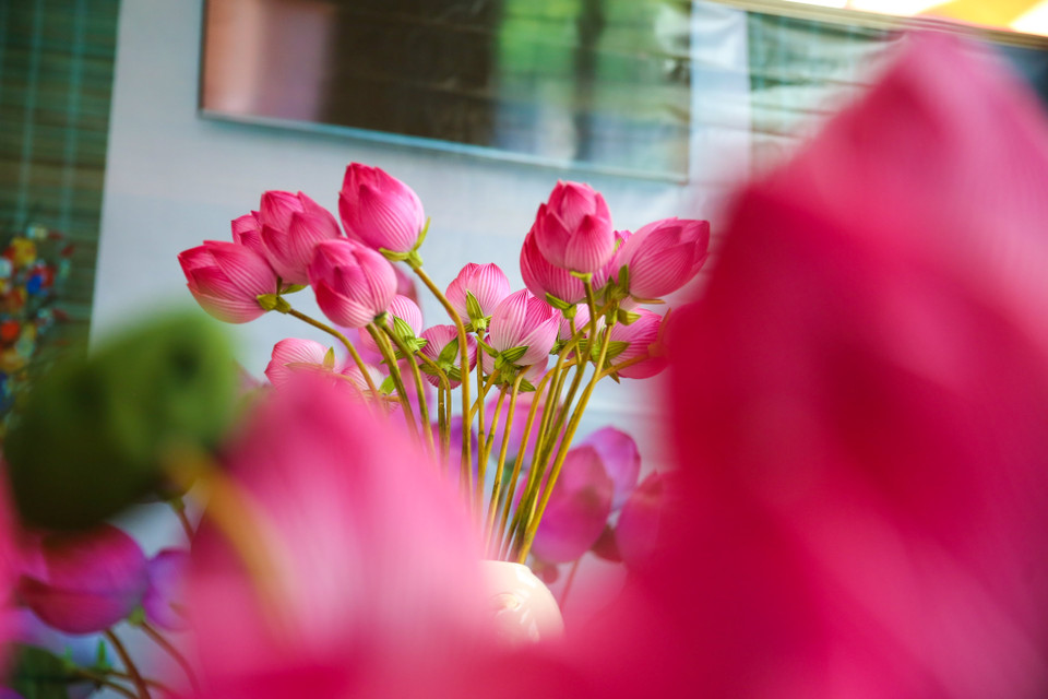 Làng nằm dọc bờ nam hạ lưu sông Hương, cách Thành phố Huế 7 cây số. (Ảnh: PV/Vietnam+)