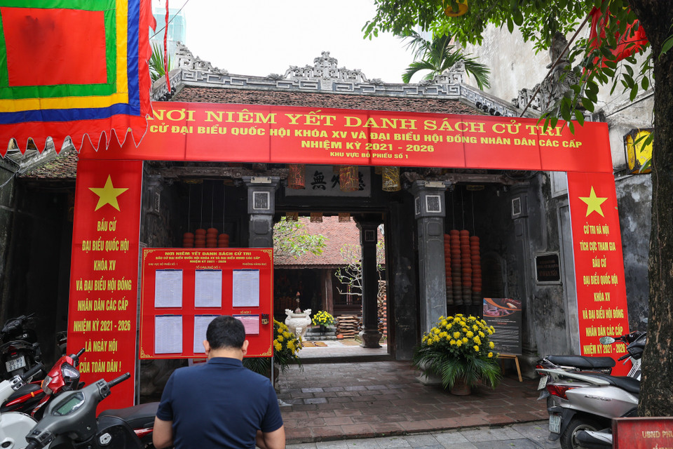 Số đơn vị bầu cử, danh sách các đơn vị bầu cử và số lượng đại biểu Quốc hội được bầu ở mỗi đơn vị bầu cử của các tỉnh, thành phố trực thuộc trung ương được Hội đồng Bầu cử quốc gia ấn định. (Ảnh Minh Sơn/Vietnam+)