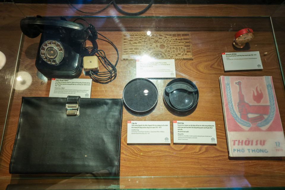 Hầm mở cửa giúp khách tham quan tìm hiểu, cảm nhận thêm về sự khốc liệt của chiến tranh đồng thời nhấn mạnh vai trò, vị trí của Hầm chỉ huy Tác chiến T1 trong kháng chiến chống Mỹ cứu nước. (Ảnh: Minh Sơn/Vietnam+)