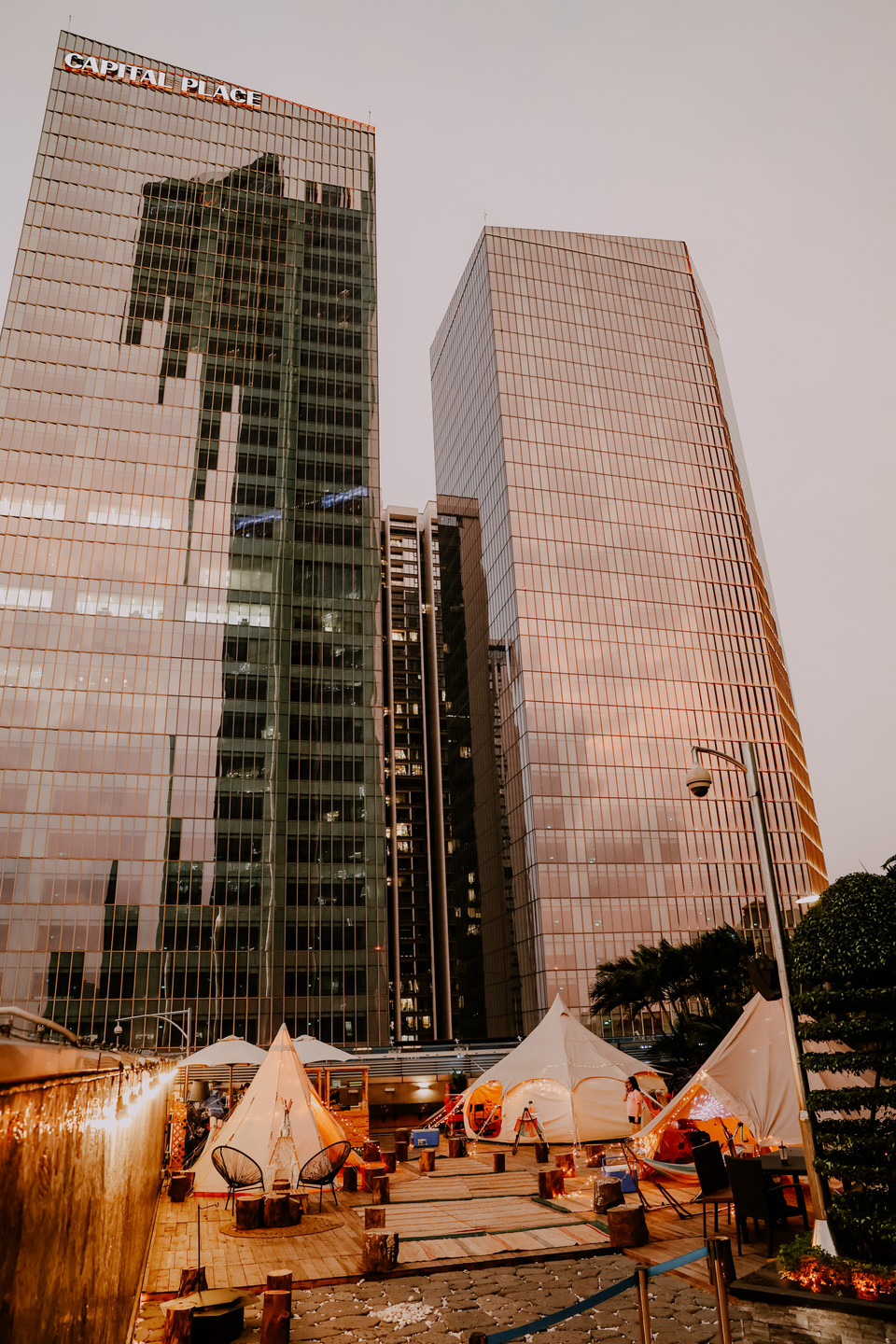 Địa điểm cắm trại độc đáo này mới mở được khoảng hơn 1 tháng nhưng lúc nào cũng trong tình trạng kín lịch đặt. (Ảnh: Minh Sơn/Vietnam+)