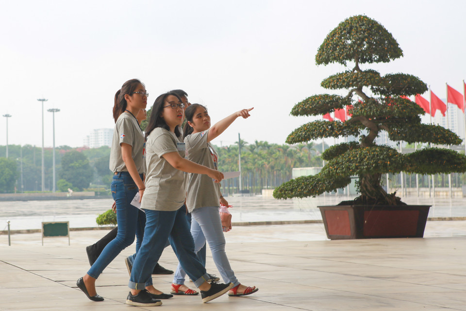 Ban tổ chức đã dự kiến có khoảng hơn 2.000 học sinh, sinh viên đến từ các trường đại học, trung học phổ thông trên thành phố Hà Nội tham dự sự kiện. (Ảnh: PV/Vietnam+)