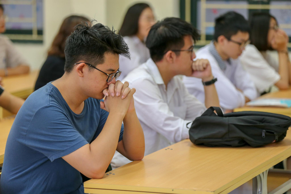 Bộ Giáo dục và Đào tạo sẽ trực tiếp chỉ đạo tổ chức chấm bài thi trắc nghiệm, giao nhiệm vụ cho các trường đại học chủ trì; sửa đổi, nâng cấp, hoàn thiện phần mềm chấm thi trắc nghiệm... (Ảnh: Minh Sơn/Vietnam+)