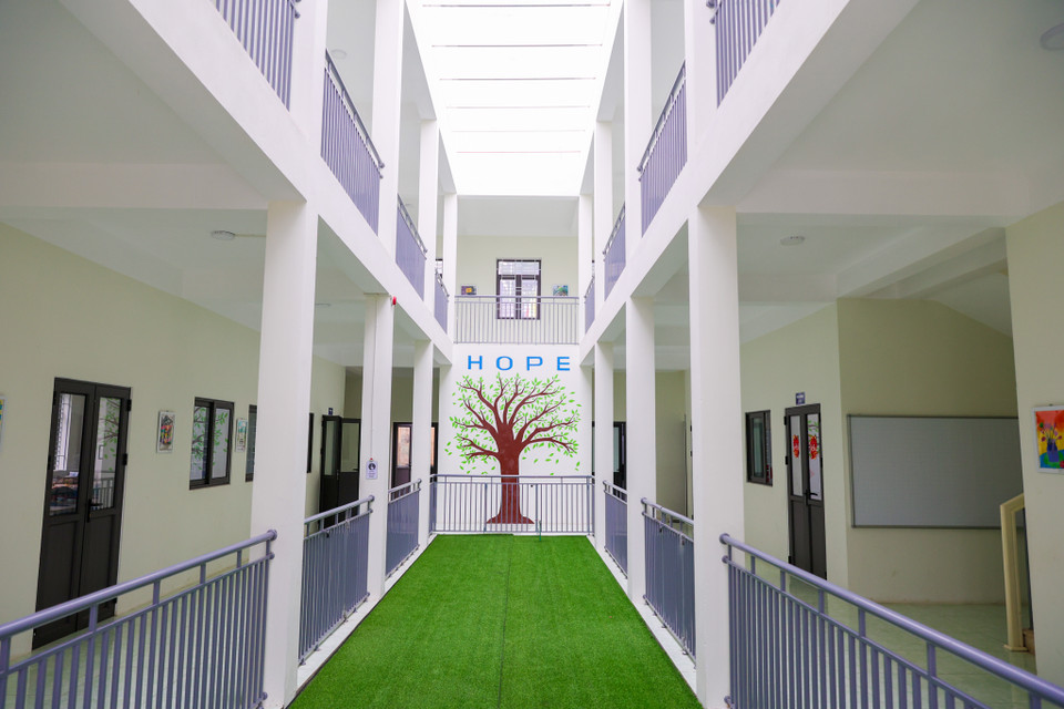 Tính đến nay, đã có khoảng hơn 5.000 học sinh được học tập và phát triển tại hệ thống những ngôi trường Hy vọng Samsung trên cả nước. (Ảnh: Minh Sơn/Vietnam+)