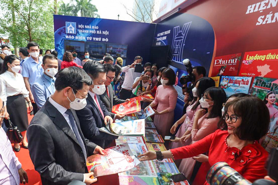 Các khu vực trưng bày sẽ bắt đầu từ 13/4 và kéo dài tới ngày 15/4/2022 tại Bảo tàng Hà Nội. (Ảnh: Minh Sơn/Vietnam+)