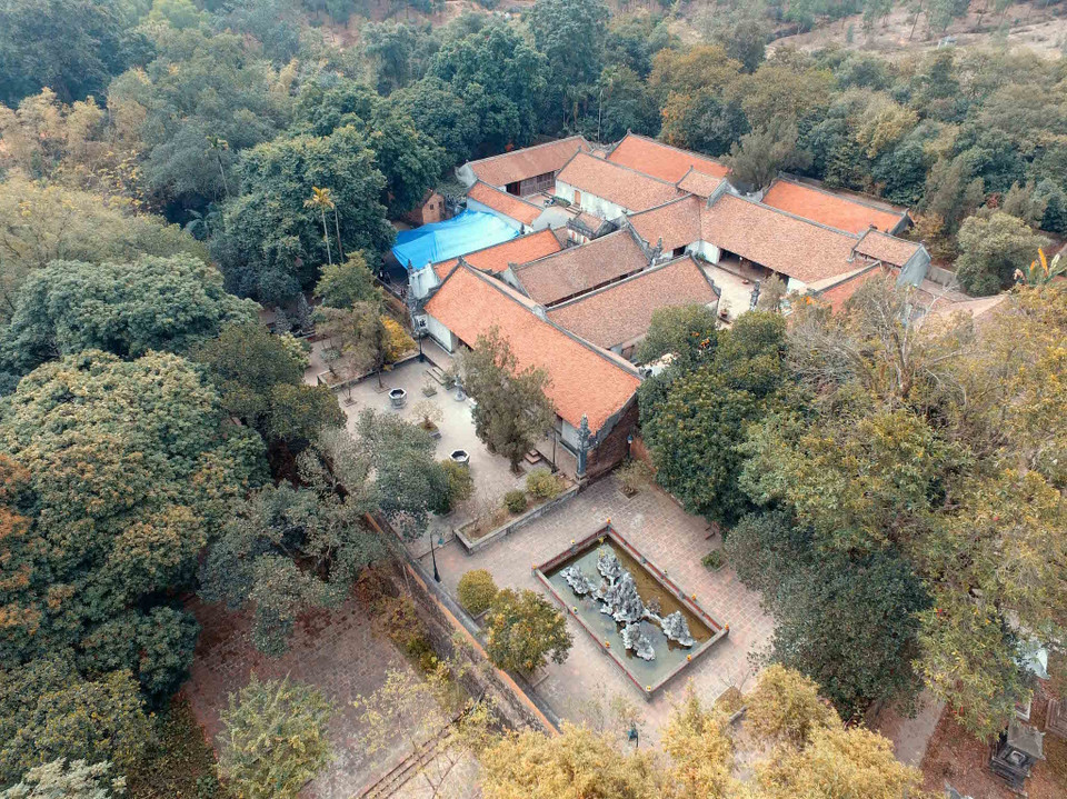 Chùa thờ tam giáo đồng nguyên tức là ngoài thờ phật còn thờ nho giáo, đạo giáo và phối thờ tam tổ trúc lâm. (Ảnh: Tùng Lâm-Ngọc Sơn/Vietnam+)