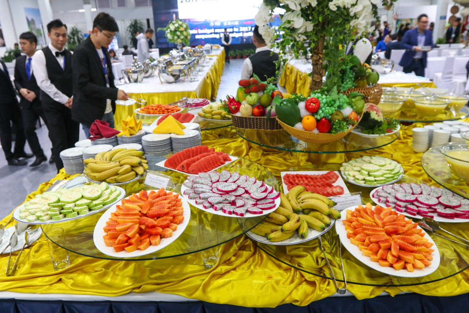 Dù chỉ có một khoảng thời gian rất ngắn để chuẩn bị, nhưng hiện Trung tâm Báo chí Quốc tế đã hoàn tất các khâu hậu cần, kỹ thuật để phục vụ cho các phóng viên tác nghiệp tại sự kiện được chú ý hàng đầu thế giới này. (Ảnh: Minh Sơn/Vietnam+)