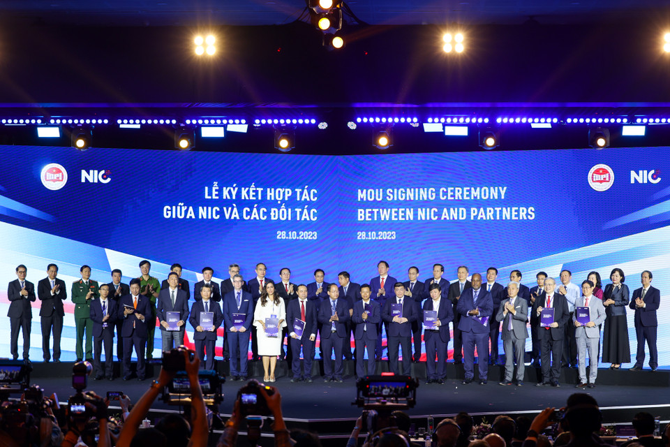 NIC được kỳ vọng là nơi quy tụ, dẫn dắt và kết nối, từng bước hoàn thiện hệ sinh thái đổi mới sáng tạo quốc gia. (Ảnh: Minh Sơn/Vietnam+)