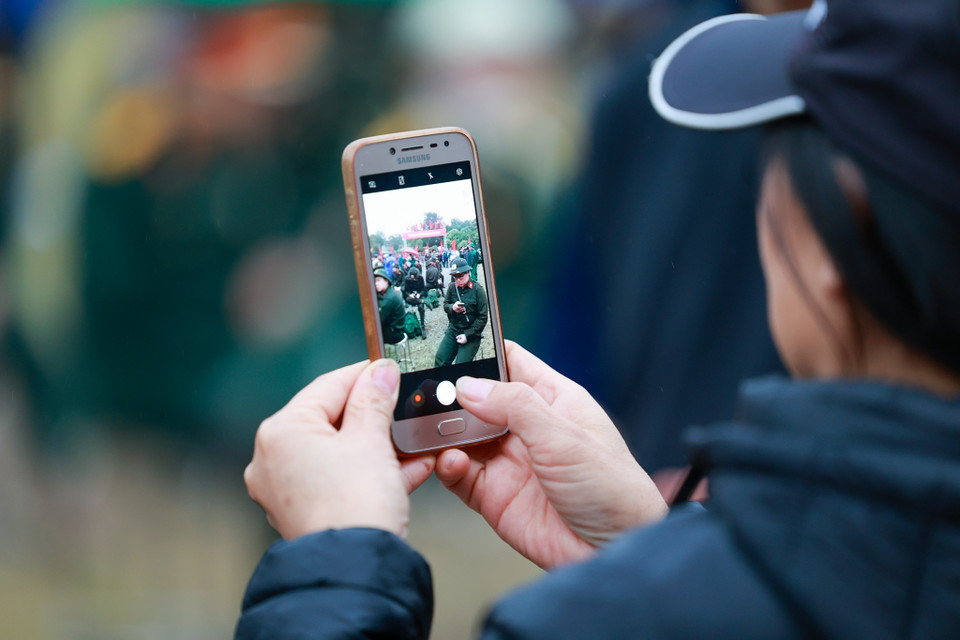 Đến thời điểm hiện nay, các địa phương đã phát lệnh nhập ngũ đến các công dân đúng thời gian quy định và hoàn thành 100% chỉ tiêu được giao. (Ảnh: Minh Sơn/Vietnam+)