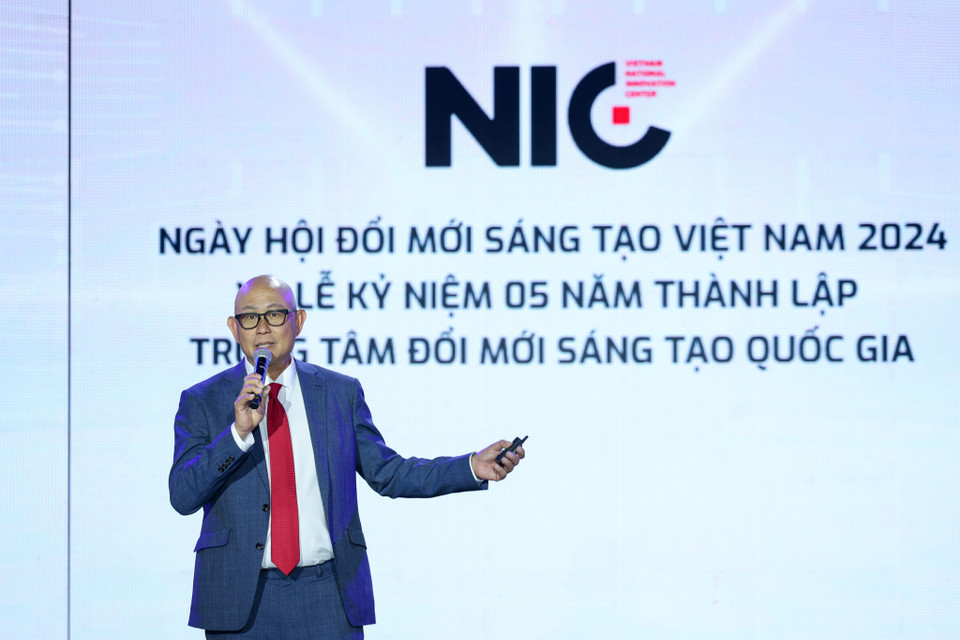 Ông Raymond Teh - Phó Chủ tịch cấp cao toàn cầu Tập đoàn Nvidia đã chia sẻ những tiềm năng và sự hợp tác với Việt Nam trong tương lai. (Ảnh: Minh Sơn/Vietnam+)