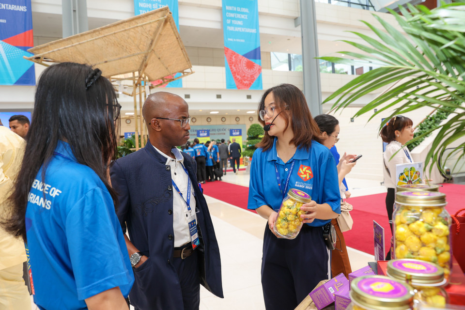 Tình nguyện viên được chia thành hai tiểu ban. Tiểu ban thứ nhất tháp tùng, tiếp đón các đại biểu từ các quốc gia trên thế giới đến Việt Nam, nhiệm vụ là làm phiên dịch. Tiểu ban thứ hai sẽ tiếp đón các đoàn tại Tòa nhà Quốc hội. (Ảnh: Minh Sơn/Vietnam+)