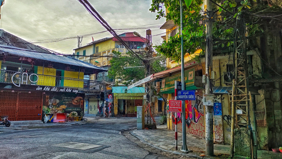 Phố Nguyễn Siêu. (Ảnh: Đỗ Hùng/Vietnam+)