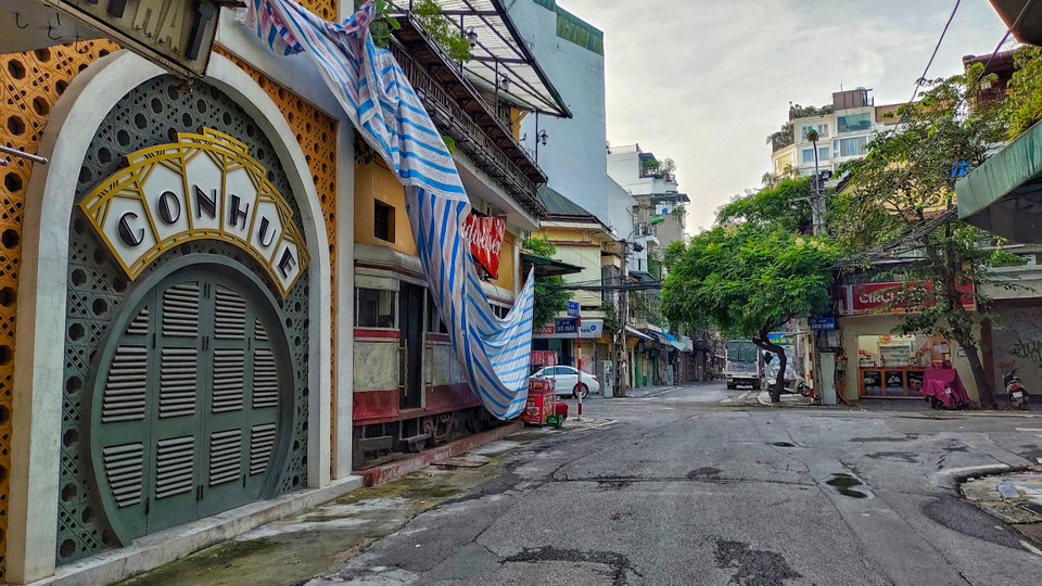 Ngã tư Đào Duy Từ-Mã Mây. (Ảnh: Đỗ Hùng/Vietnam+)