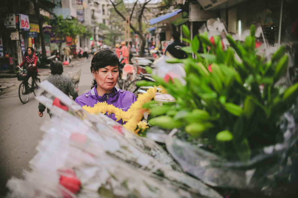 Phần lớn những người dân sống tại con phố này là những công nhân của Nhà máy Dệt 8/3 ngày xưa. (Ảnh: Minh Sơn/Vietnam+)