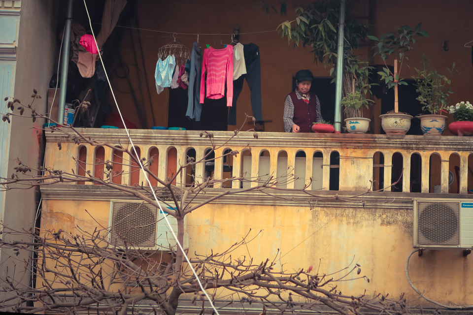 Người dân ở đây vốn quen với nhịp sống chậm rãi, không hối hả. (Ảnh: Minh Sơn/Vietnam+)