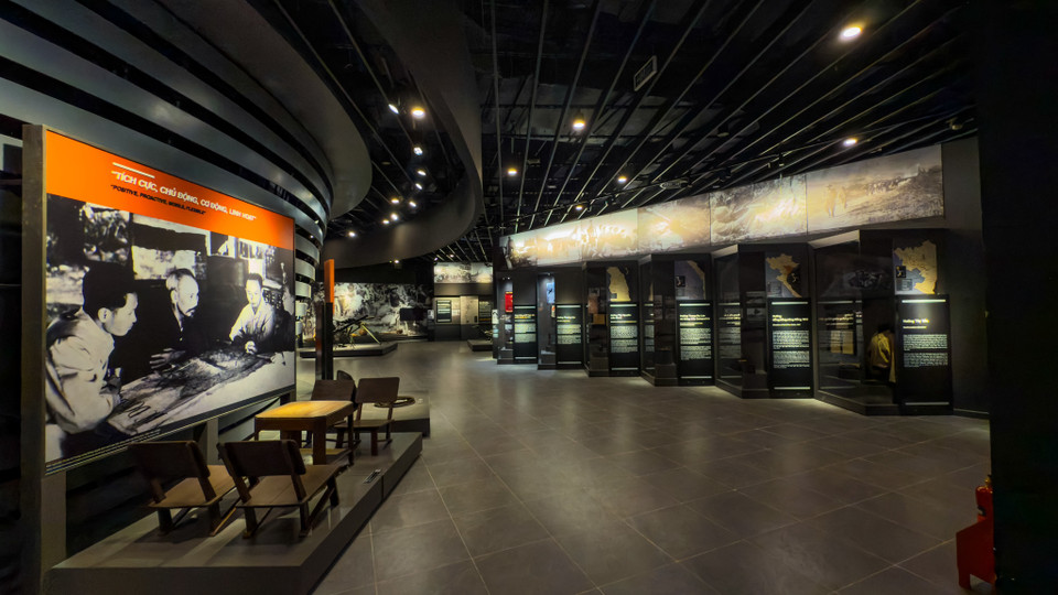 Tòa nhà chính sẽ được bố trí thành nhiều khu vực trưng bày với các chủ đề theo không gian và tiến trình lịch sử. (Ảnh: Minh Sơn/Vietnam+)