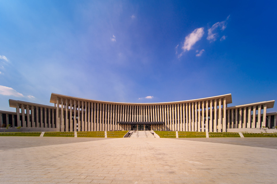 Bảo tàng hiện đang hoàn tất những công đoạn điều chỉnh cuối cùng, sẵn sàng đón người dân tới tham quan từ tháng 11 và miễn phí toàn bộ vé trong 2 tháng. (Ảnh: Minh Sơn/Vietnam+)