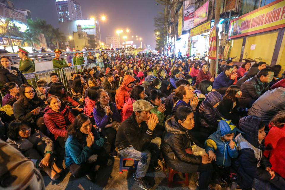 Chùa Phúc Khánh là nơi quen thuộc của người dân đến làm lễ dâng sao giải hạn và cầu an. (Ảnh: Minh Sơn/Vietnam+)