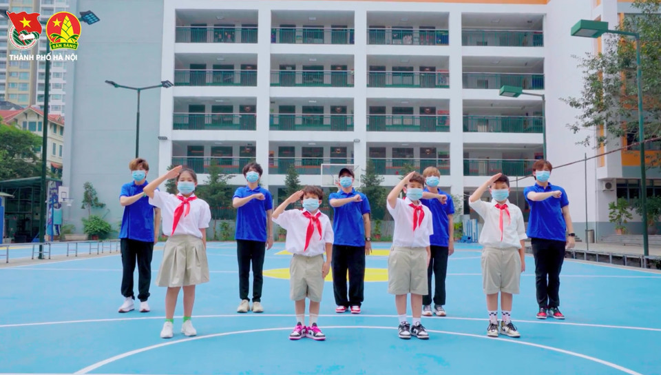 Trên mạng xã hội facebook, từ ngày 7/5-23/5, Thành đoàn Hà Nội đã phát động và lan tỏa thử thách nhảy Bầu cử trách nhiệm - Chống dịch toàn diện' trong các cấp bộ Đoàn và đoàn viên, thanh thiếu nhi Thủ đô. (Ảnh chụp màn hình)