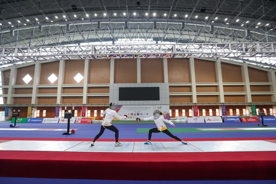 Tại SEA Games 31, đội tuyển đấu kiếm Việt Nam sẽ có 24 vận động viên tranh tài ở 12 nội dung (6 cá nhân, 6 đồng đội). (Ảnh: Minh Sơn/Vietnam+)