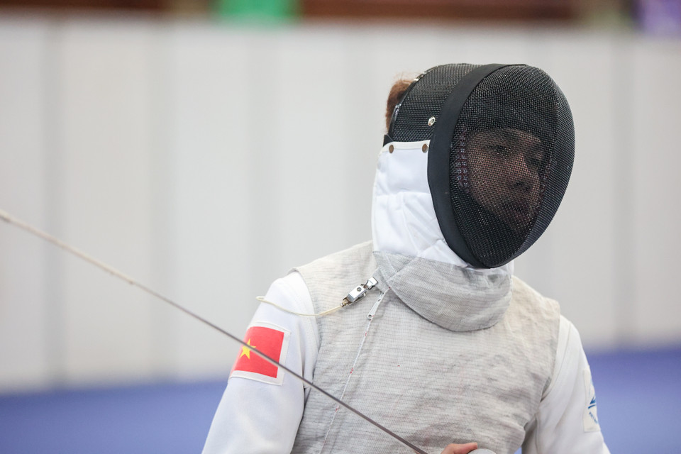 Môn đấu kiếm của SEA Games 31 sẽ tranh tài tại Cung điền kinh trong nhà (Hà Nội) từ 13 tới 18/5 với 12 bộ huy chương. (Ảnh: Minh Sơn/Vietnam+)