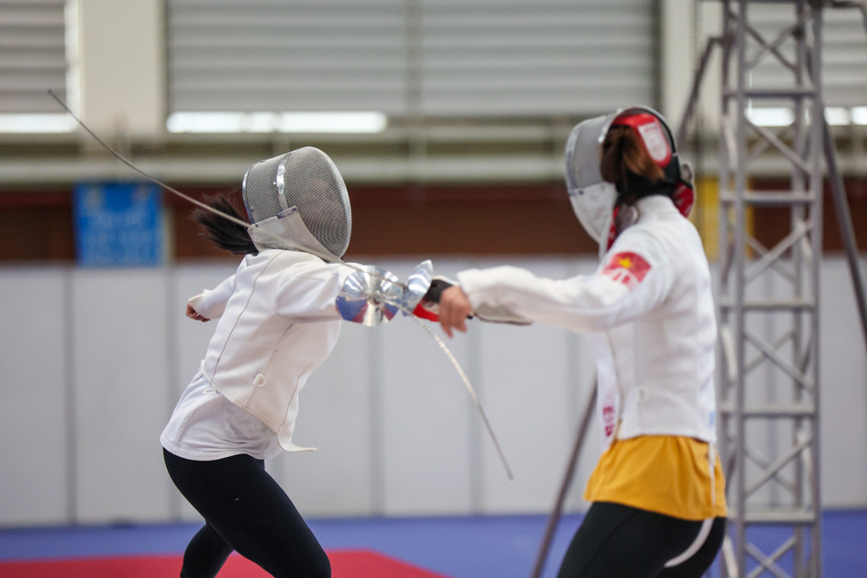 Sau 10 năm phát triển, năm 2011, đấu kiếm Việt Nam lần đầu tiên bước lên vị trí cao nhất toàn đoàn và từ đó đến nay luôn luôn nằm trong top đầu các kỳ SEA Games. (Ảnh: Minh Sơn/Vietnam+)