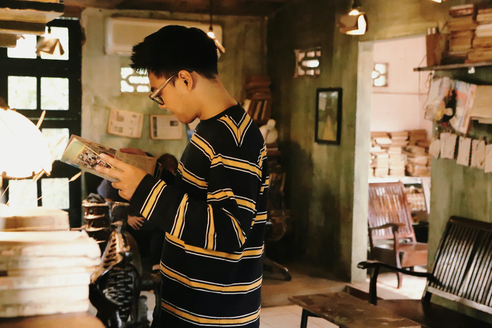 Quán mở cửa từ 7 - 23 giờ với giá đồ uống từ 35 - 60 ngàn đồng (Ảnh: Quỳnh Anh/Vietnam+)