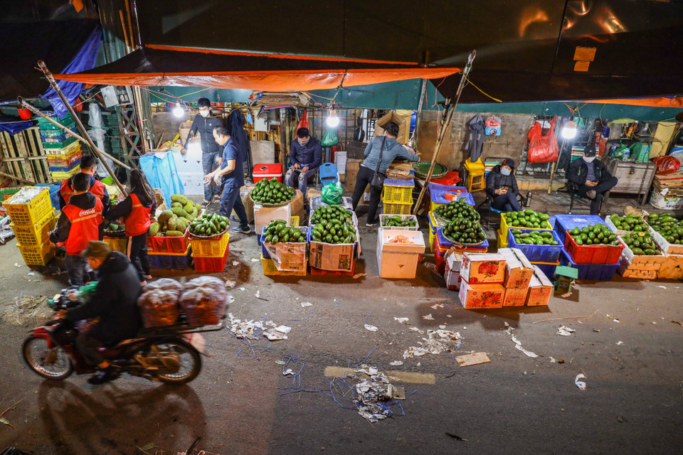 Tuy vậy, theo ghi nhận chung cho thấy sức mua hàng hoá đã giảm đi rõ rệt cả về giá và lượng. (Ảnh: Minh Sơn/Vietnam+)