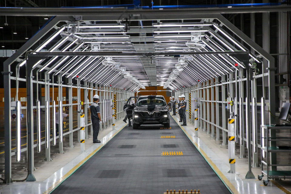 Trước đó từ cuối quý I/2019, VinFast đã liên tục gửi các lô xe sản xuất thử đến 14 nước tại 4 châu lục để kiểm thử chất lượng. (Ảnh: Minh Sơn/Vietnam+)