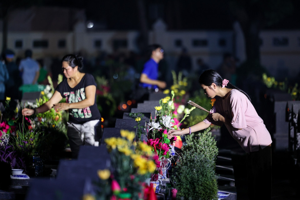 Các hoạt động của tuổi trẻ Thủ đô nhân kỷ niệm 77 năm Ngày thương binh - Liệt sỹ cũng là một trong những nội dung quan trọng của Chiến dịch Hè thanh niên tình nguyện năm 2024 góp phần cùng toàn xã hội chăm sóc, đền ơn đáp nghĩa với những người có công đồng thời giáo dục thế hệ trẻ biết sống nhân ái, biết trân trọng những giá trị cao đẹp của quá khứ. (Ảnh: Minh Sơn/Vietnam+)