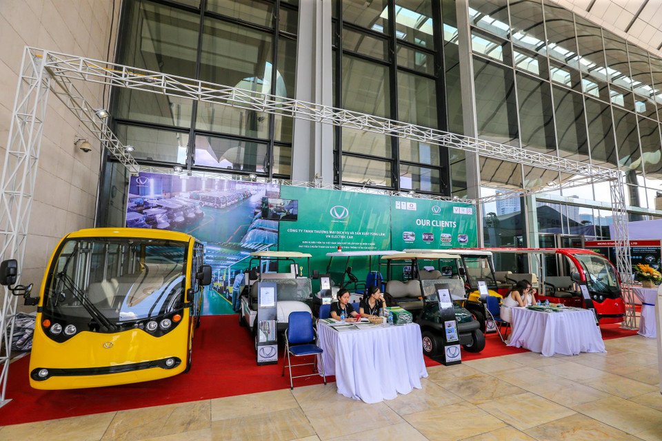 Xe thương mại và xe chuyên dụng đã trở thành thế mạnh của AutoExpo những năm gần đây. (Ảnh: Minh Sơn/Vietnam+)