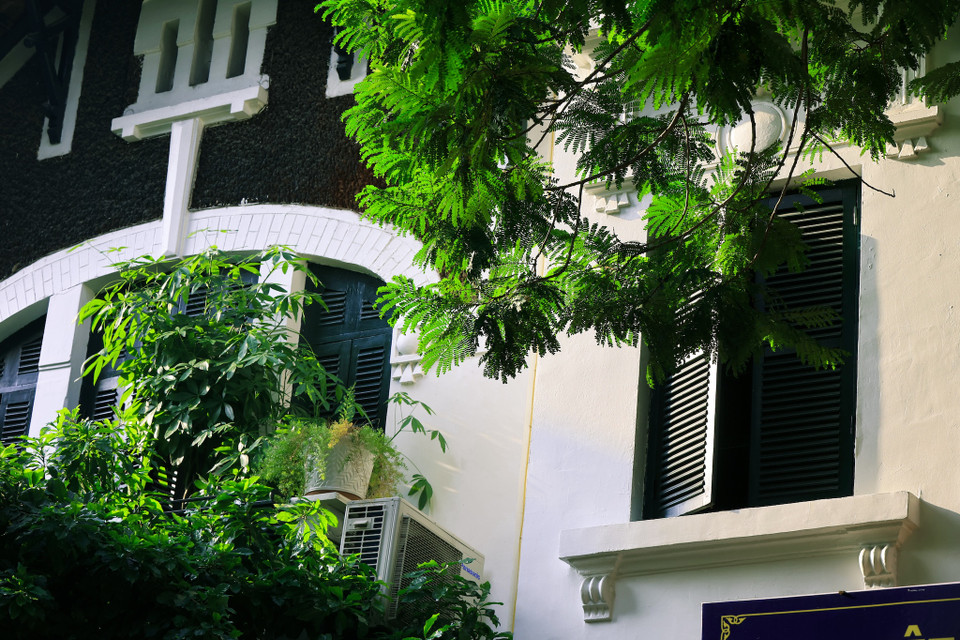 Điều khiến cho mùa Thu Hà Nội trở nên đặc biệt chính là vì cái không khí mát mẻ sau một mùa Hè oi ả, là cái nắng vàng chiếu vào những ngôi nhà cổ kính rất riêng không đâu có được. (Ảnh: Minh Sơn/Vietnam+)