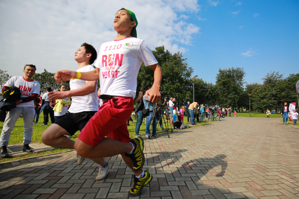 Ban tổ chức cho biết, ngoài ra chương trình cũng muốn người dân nâng cao sức khỏe qua hoạt động chạy bộ. (Ảnh: Minh Sơn/Vietnam+)