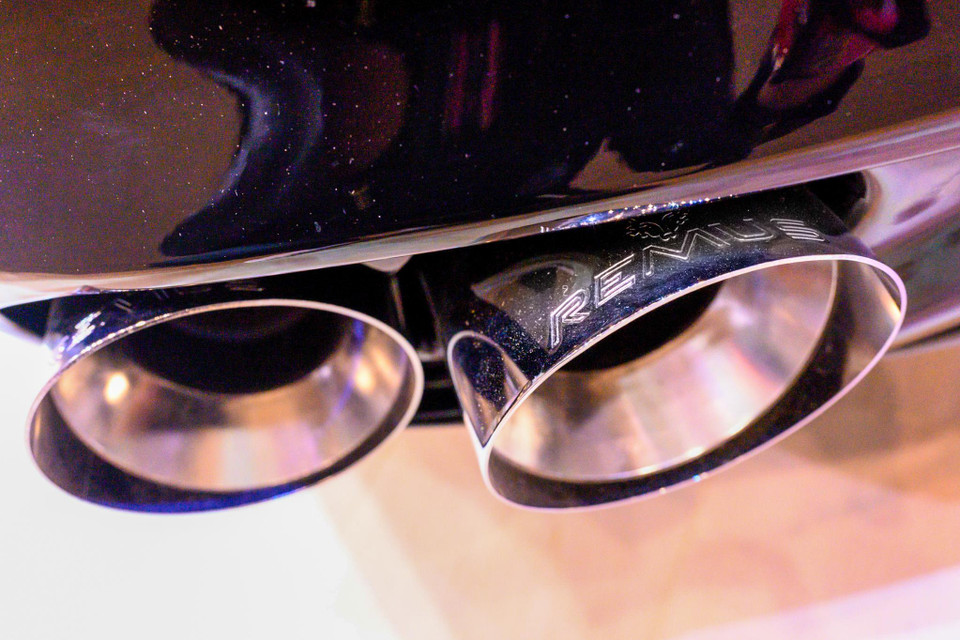 Phần ống xả của xe được thiết kế theo giống cái mẫu xe thể thao. (Nguồn: VinFast)