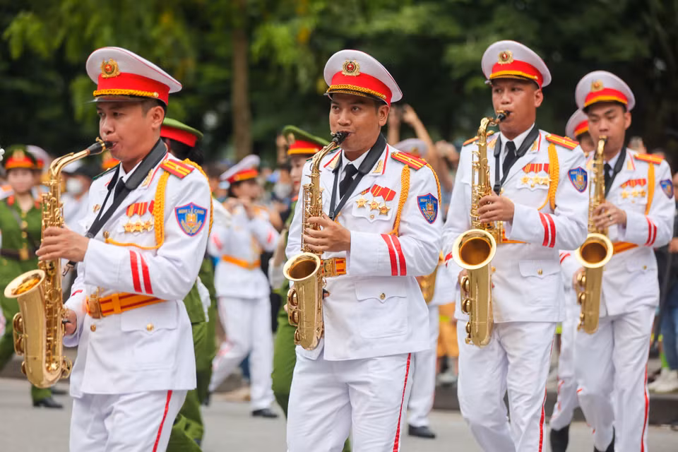 Địa điểm biểu diễn vừa ý nghĩa lịch sử, văn hóa, vừa rất đắc địa để hòa tấu nhạc kèn, đặc biệt là cho những dàn nhạc kèn lớn. (Ảnh: Minh Sơn/Vietnam+)