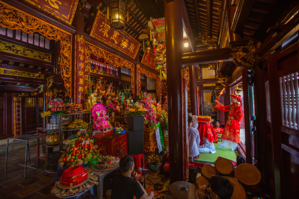 Đền Cửa Ông Quảng Ninh không chỉ mang lại giá trị lịch sử to lớn mà còn có giá trị về mặt nghệ thuật, văn hoá dân tộc đặc sắc. (Ảnh: Minh Sơn/Vietnam+)