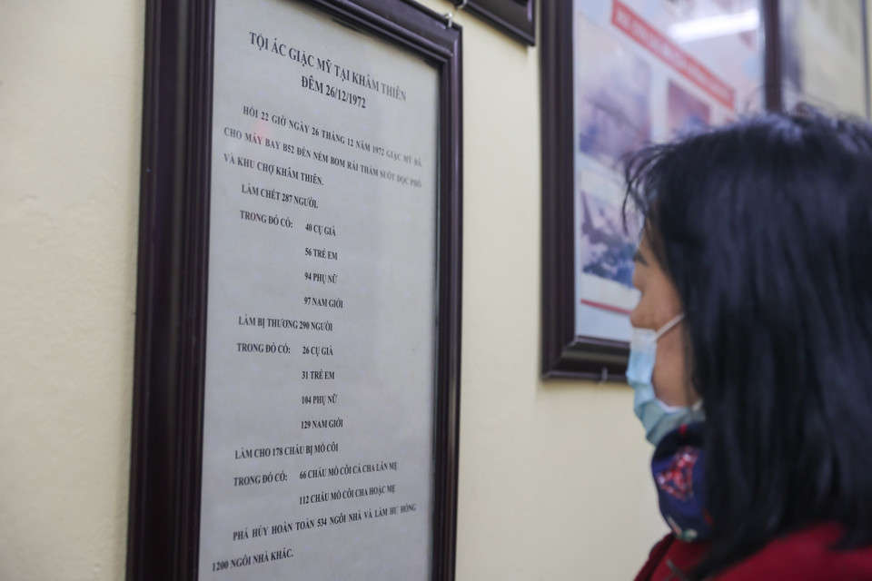 Trận bom ấy đã làm chết 287 người; trong đó có 94 phụ nữ, 40 cụ già, 56 trẻ em, 97 nam giới và 290 người bị thương. 178 cháu nhỏ thành trẻ mồ côi. Trận bom hủy diệt này đã phá hủy hoàn toàn 534 ngôi nhà và làm hư hỏng 1.200 ngôi nhà khác. (Ảnh: Minh Sơn/Vietnam+)