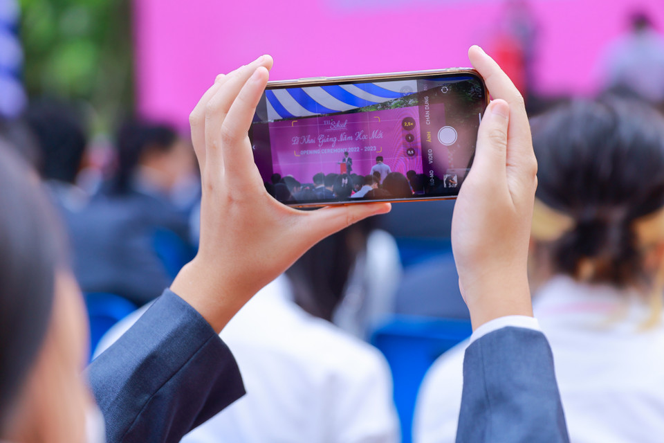 Nhà trường tiên phong đưa các chương trình quốc tế đã áp dụng thành công ở hầu hết các hệ thống giáo dục tiên tiến trên thế giới kết hợp nhuần nhuyễn với tinh hoa Việt Nam học. (Ảnh: Minh Sơn/Vietnam+)