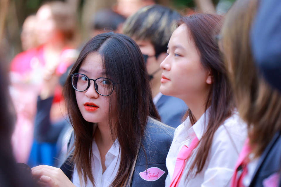 Nhà trường tập trung vào các chương trình học hướng tới triết lý: 'Trao quyền lãnh đạo cho thể hệ trẻ tương lai,' đó là các em được tự chủ và trao quyền thông qua các môn học hay phương pháp mà trường áp dụng. (Ảnh: Minh Sơn/Vietnam+)