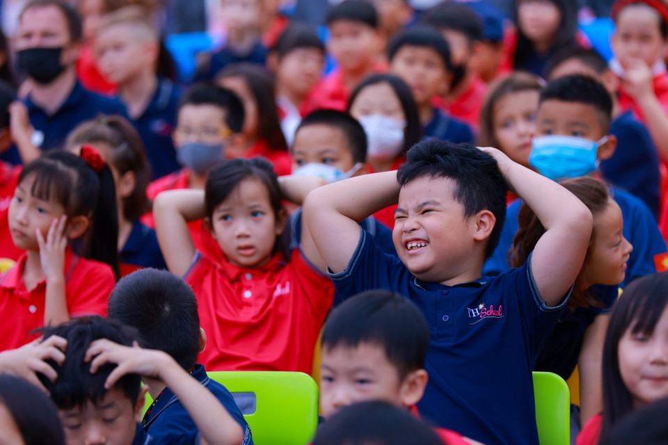 Các em học chương trình quốc tế chuẩn Cambridge từ cấp mầm non cho đến hết cấp Trung học phổ thông như Chương trình IPC, IGCSE, A Level... (Ảnh: Minh Sơn/Vietnam+)