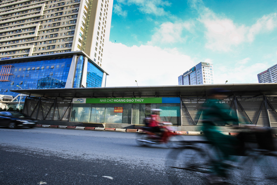 Dự án Phát triển giao thông đô thị Hà Nội do Ngân hàng Thế giới tài trợ có tổng mức đầu tư khoảng 495 triệu USD trong đó hợp phần Hanoi BRT có mức đầu tư khoảng 55 triệu USD. (Ảnh: Minh Sơn/Vietnam+)